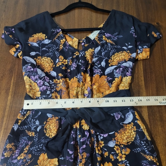 Anthropologie Silk Enbee Floral Jumpsuit Womens 0 XS Flawless - Picture 8 of 16